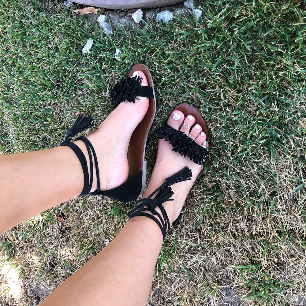 Lace up sandals 🌵